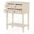 Narrow Console Table, Slim Sofa Table With Three Storage Drawers And Bottom Shelf For Compact Spaces-1225352259