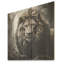 Lion ombres de la fierté I - Animal lion sur bois-2089127574