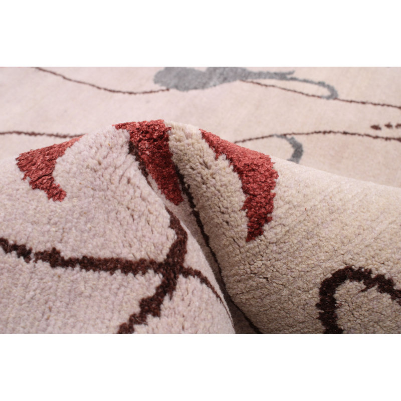 Wool Floral Indoor Rug