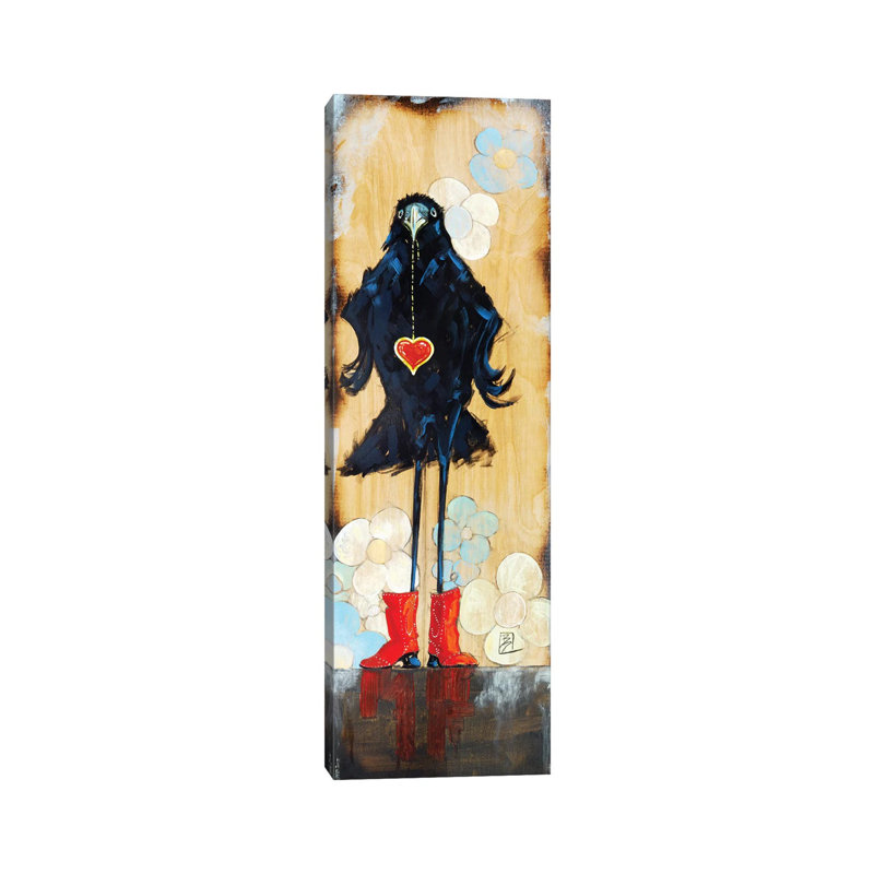 Bling Girl by Barton DeGraaf - Wrapped Canvas Panoramic Painting, 30.48 cm H x 91.44 cm W x 1.91 cm D