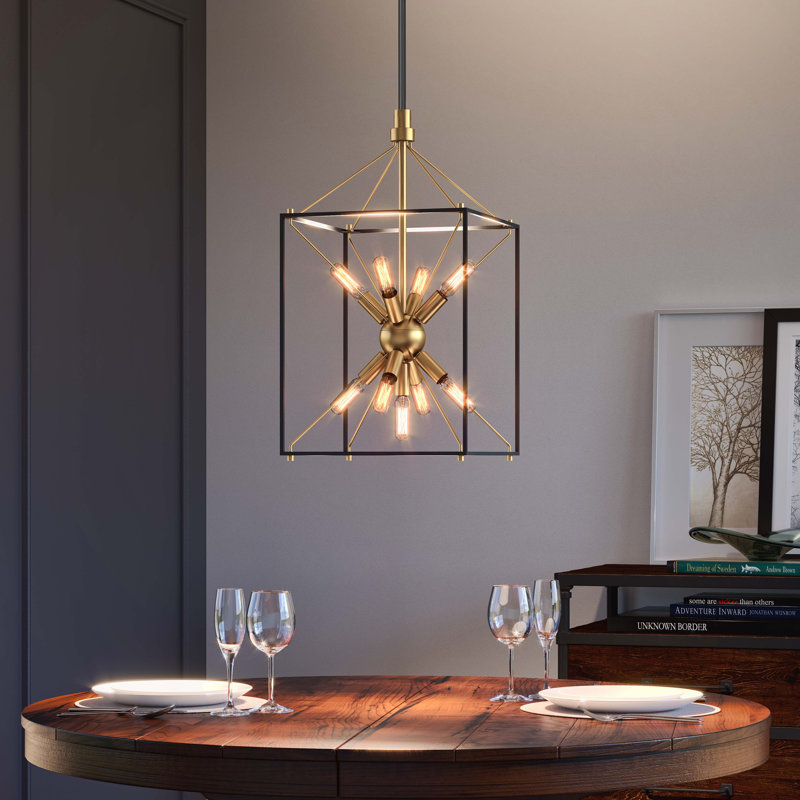 Lustre rustique 9 lumières Valentino