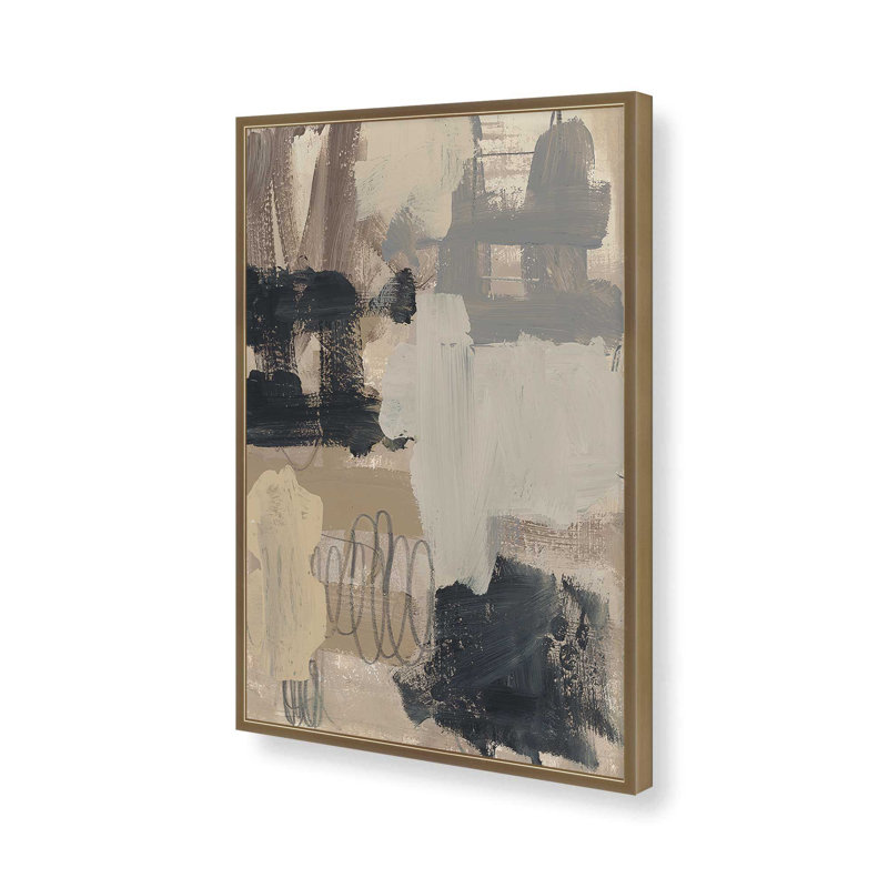 Terre et ombre I, impression, H 15,25 po x l 12,25 po, Or brossé