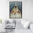 Canoeing On The Lake Print On Canvas
