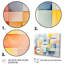 Motif de cubes multicolores V - art mural géométrique-911725277-911725274