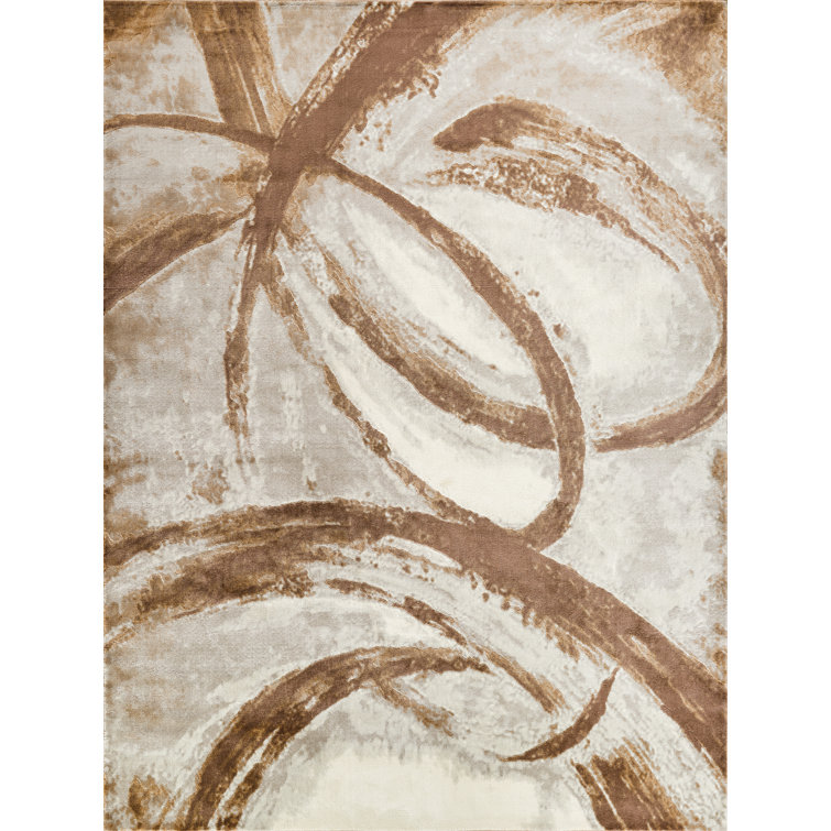Damian Brown/Beige Rug