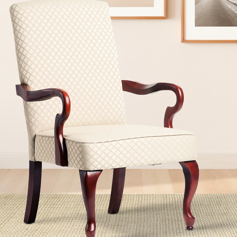 Chaise beige - Bois franc massif, dossier haut pour un confort accru