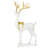 Pre-Lit Crystal Standing Buck Display