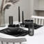 Stone Lain Dua 16-Piece Dinnerware Set Stoneware, Borosilicate Glass-111178116
