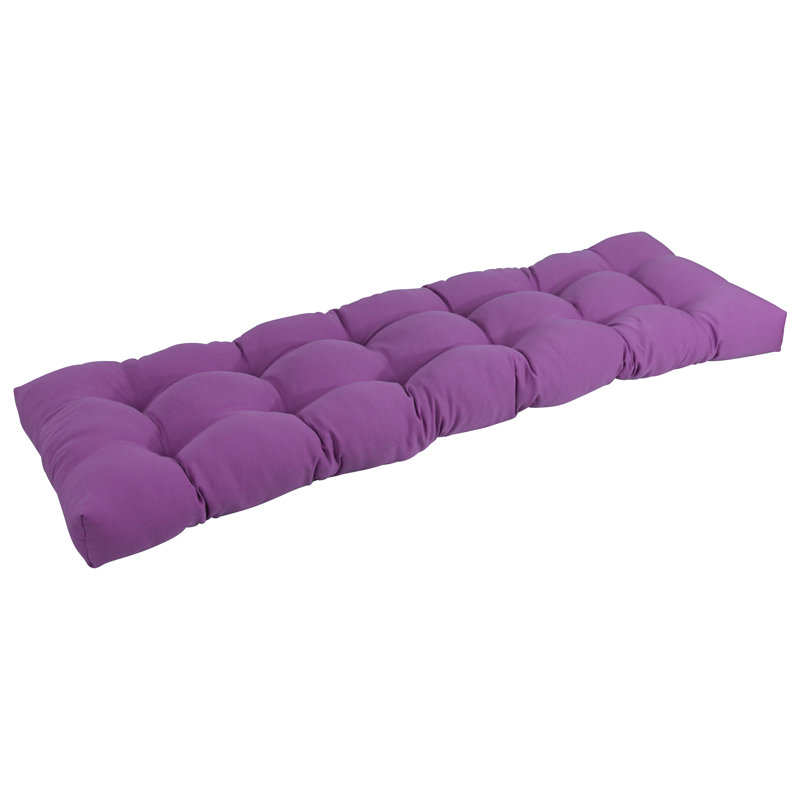 Outdoor 4.5'' Bench Seat Cushion, 51" W x 19" D, Grape