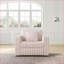 Canapé modulaire simple, moderne minimaliste de 44,9 po avec coussins amovibles lavables pour la chambre à coucher et le salon | Rose clair | Standard-557957936