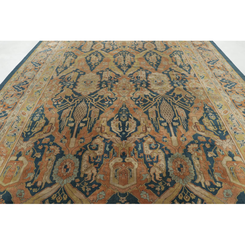 Antique One-of-a-Kind 10'10x15'7 Hand Knotted Area Rug