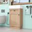 Meuble-lavabo avec lavabo réversible et tablette réglable