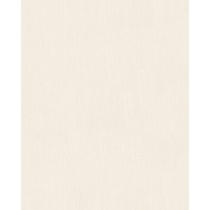 Kristyna Plain Linen Texture Design 10m x 53cm Wallpaper Roll, Cream