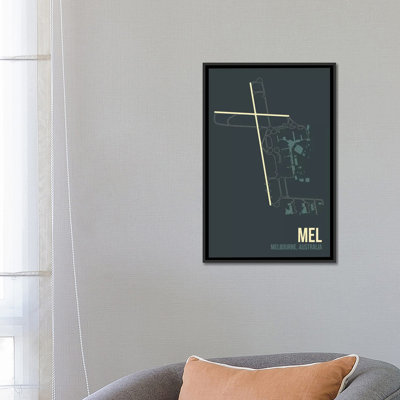 « mel diagram, melbourne, australie » par 08, reproduction d’impression sur toile