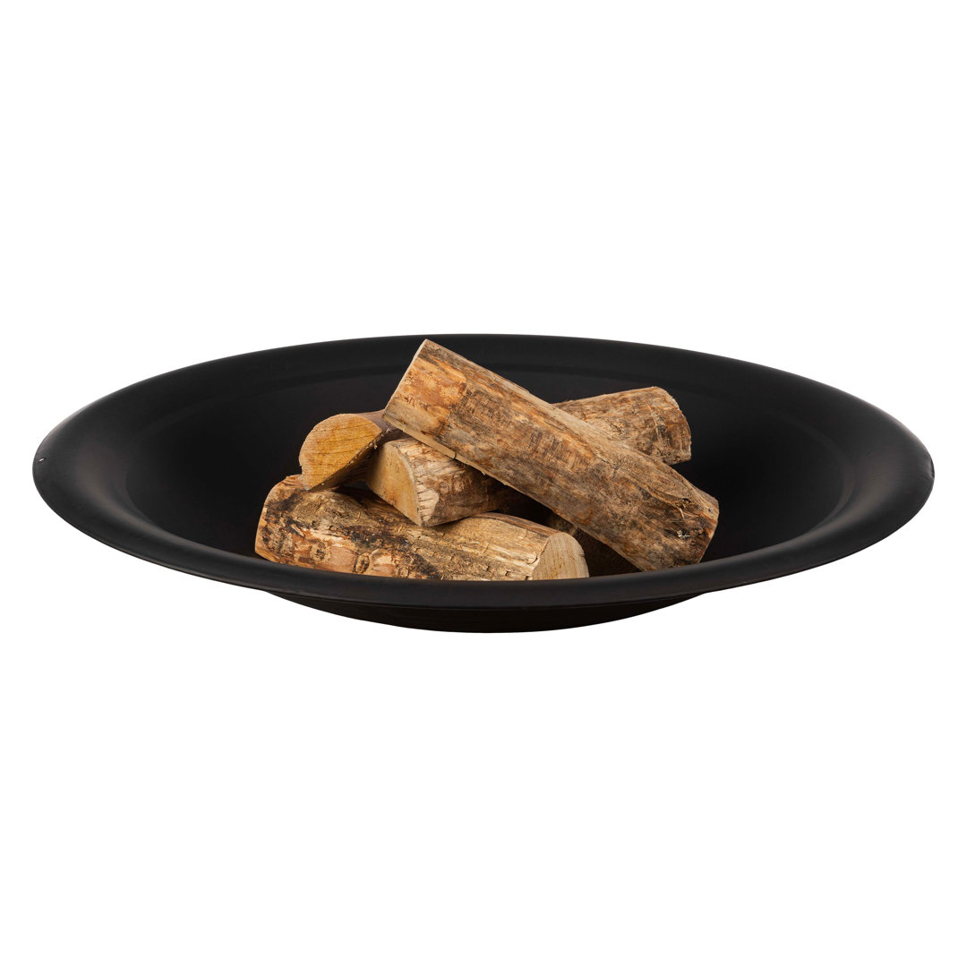  Fire Bowl - 30in Firepit Insert for DIY Fire Ring or Replacement - High Temp Finish Fire Pit Bowl - Fire Pits for Outside Wood Burning by Pure Garden Pure Garden