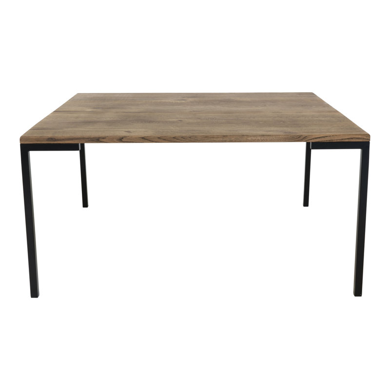 Lewiston Four Leg Coffee Table, Smoked Oak, 45cm H x 90cm L x 90cm W