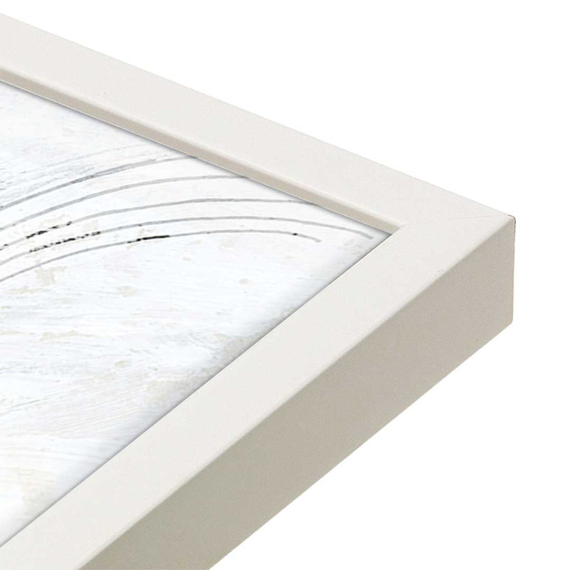 «Listo I» par June Erica Vess, reproduction d'art, H 40 po x l 30 po, Impression sur cadre ouvert sans papier mat, Blanc