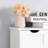 Modern White Bathroom Storage Cabinet - Adjustable Shelf And Drawers, Made Of Solid For Long-Term Use In 4 Material