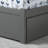 Brevyn Solid Wood Bookcase Storage Platform Bed with Footboard & Roll Out Trundle-138842639-213563537