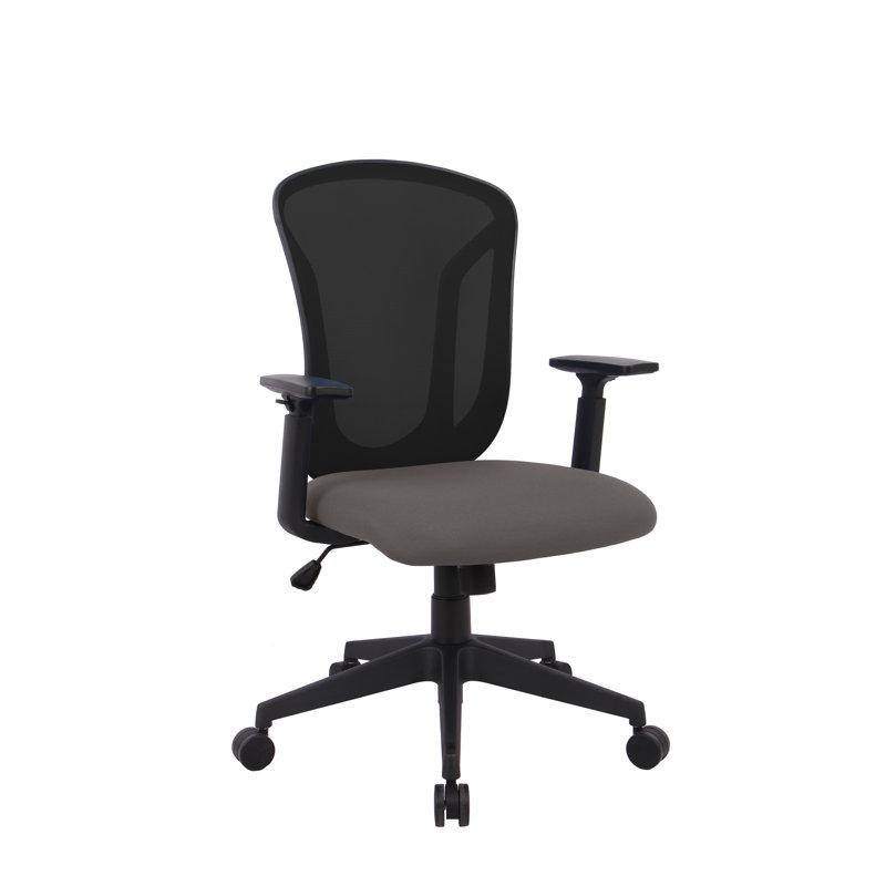 Chaise de bureau, noir / gris, Noir / gris