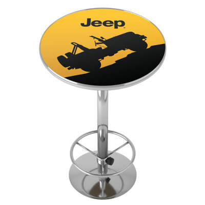 Jeep Silhouette Bar Table with Footrest