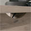 Bureau en L, finition brune