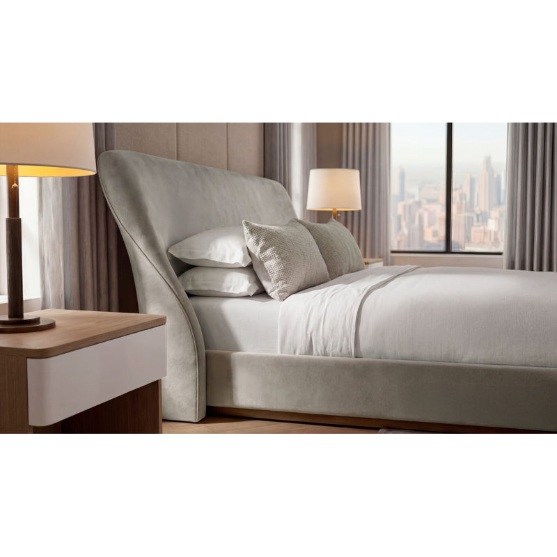 Paris Upholstered Bed, Queen
