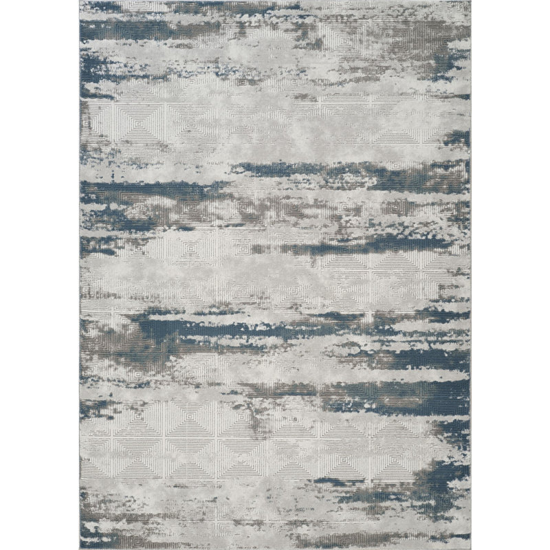 Gray 7 ft. 10 in. x 10 ft. 6 in. Area Rug, Rectangle 7'10" x 10'6"