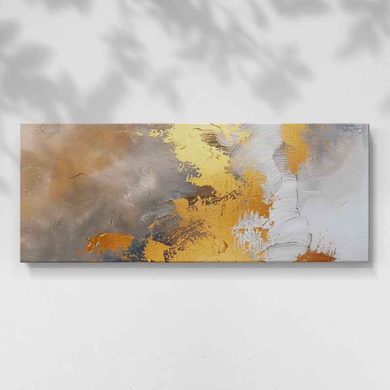 Abstract Series 4 #LXXVII-Wide Gallery Wrapped Canvas, 20" H x 50" W