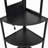 5 Tier Corner Shelf With LED Light And USB Plug, With Glass Holder, Tall Standing Shelf For Wall Corner, Narrow Bookshelf
