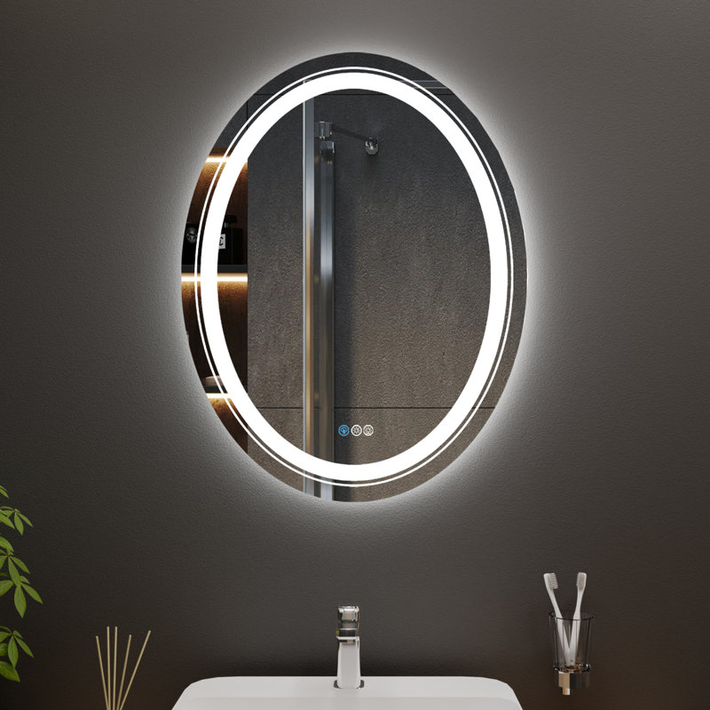 Miroir de salle de bain Corrada, 32 po x 24 po