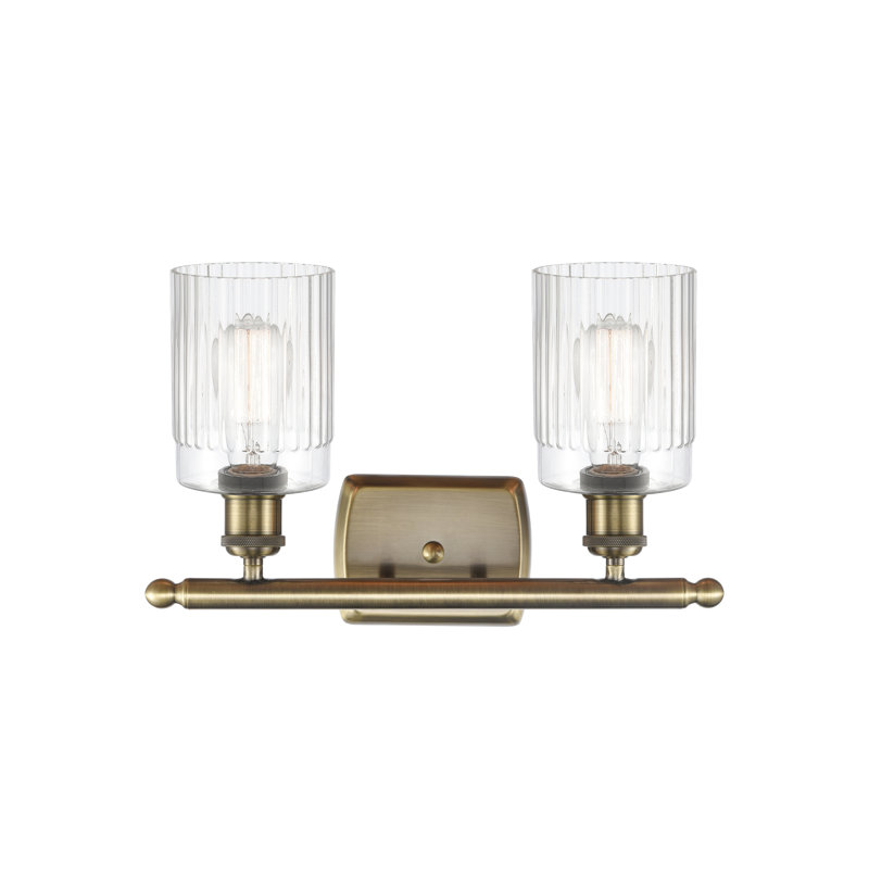 Éclairage pour meuble-lavabo à intensité variable Winsted, DEL, Transparent, 2 lumières