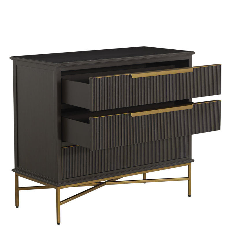 Riggs Chest - Dark, Sesame Black, Stained Brass