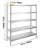 70.9'' W Stainless Steel Shelving Unit