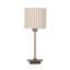 Square Stick Antique Brass Metal Bedside Table Lamp 