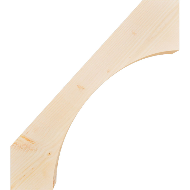 Attelle de genou Westlake, Sapin de Douglas, Lisse, H 36 po x l 3,5 po x P 32 po