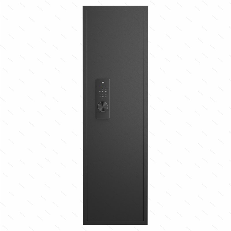 53" Passwod Touch Panel In-Wall Safe,Hidden Wall Gun Safe for Rifles with Adjustable Shelves,Assembled Storage Multifunctional Wall Safe for Firearm and Valuables (Digital)