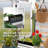 Backyard Discovery Willow 9' x 6' White Cedar Wood and Polycarbonate Walk-In Outdoor Greenhouse Kit with PowerPort