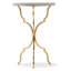 Round Martini Stone-Top Table