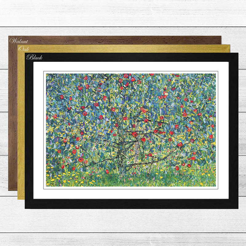 Gustav Klimt - Single Picture Frame Painting, Black