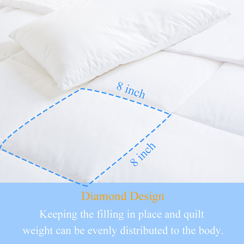 Quilt, White, King