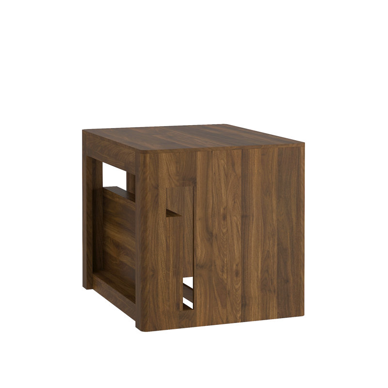 Extendable Foldable Dining Table, Space-Saving Wood Finish MDF Multifunctional Console