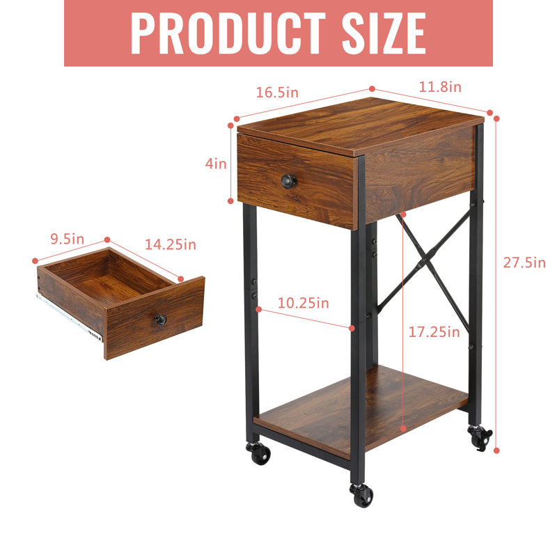 End Table with Storage