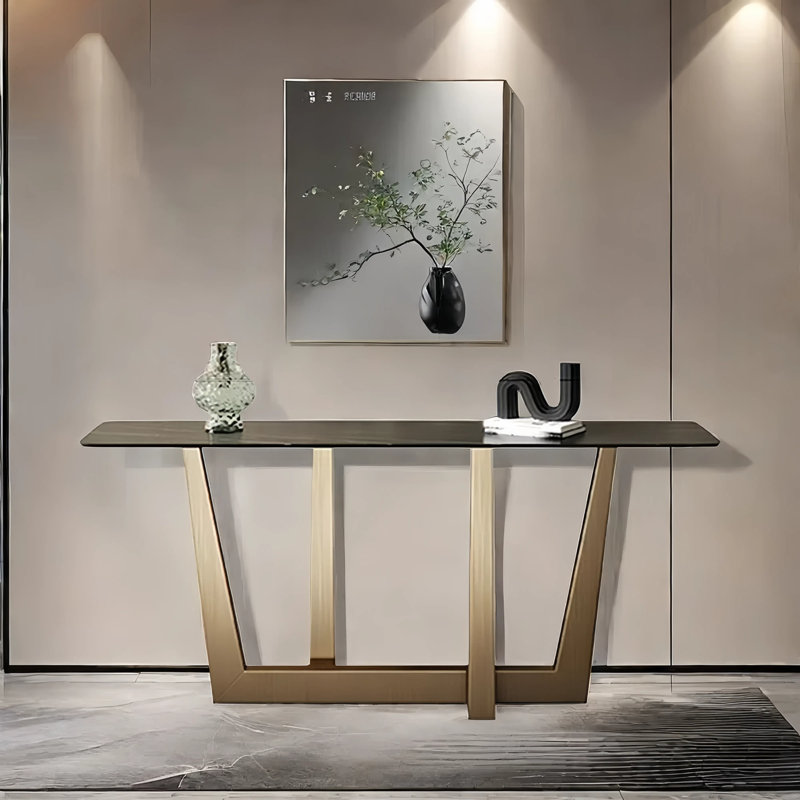 Console de luxe italienne, H 31,5 po x l 63 po x P 13,8 po
