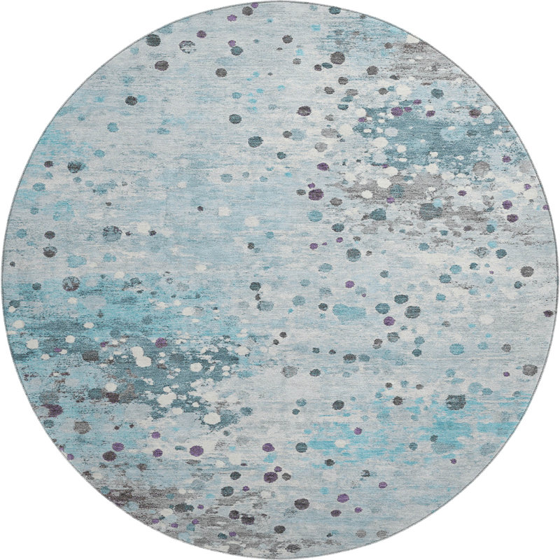 Premium Machine Washable Ansley Abstract Rug, Rectangle 10' x 14'