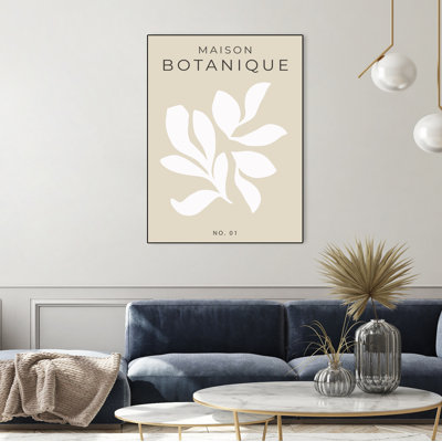 Maison Botanique No.1' Framed Canvas