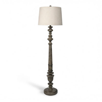  Benjamin Traditional Floor Lamp, Gray