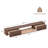 55" Wall-mounted Floating Tv Stand, Walnut Real Wood Venee-990790460-990790463
