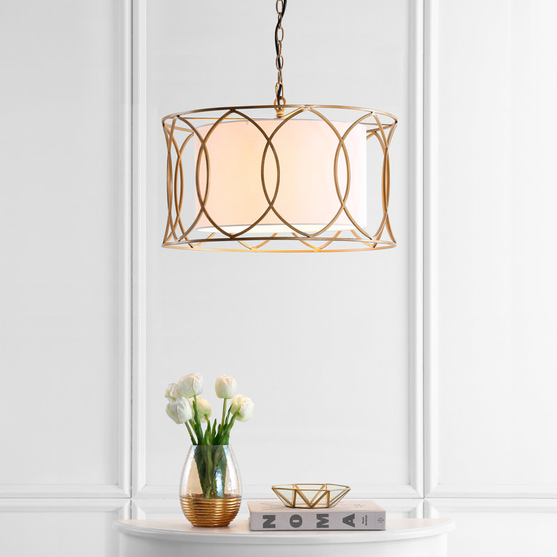 Chamis 1 - Light Gold Unique/Statement Pendant