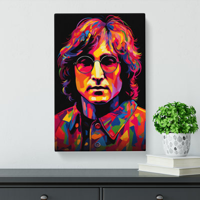 John Lennon Orphism - Wrapped Canvas